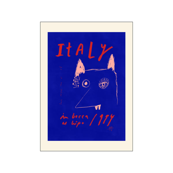 In Bocca Al Lupo — Art print by Das Rotes Rabbit from Poster & Frame