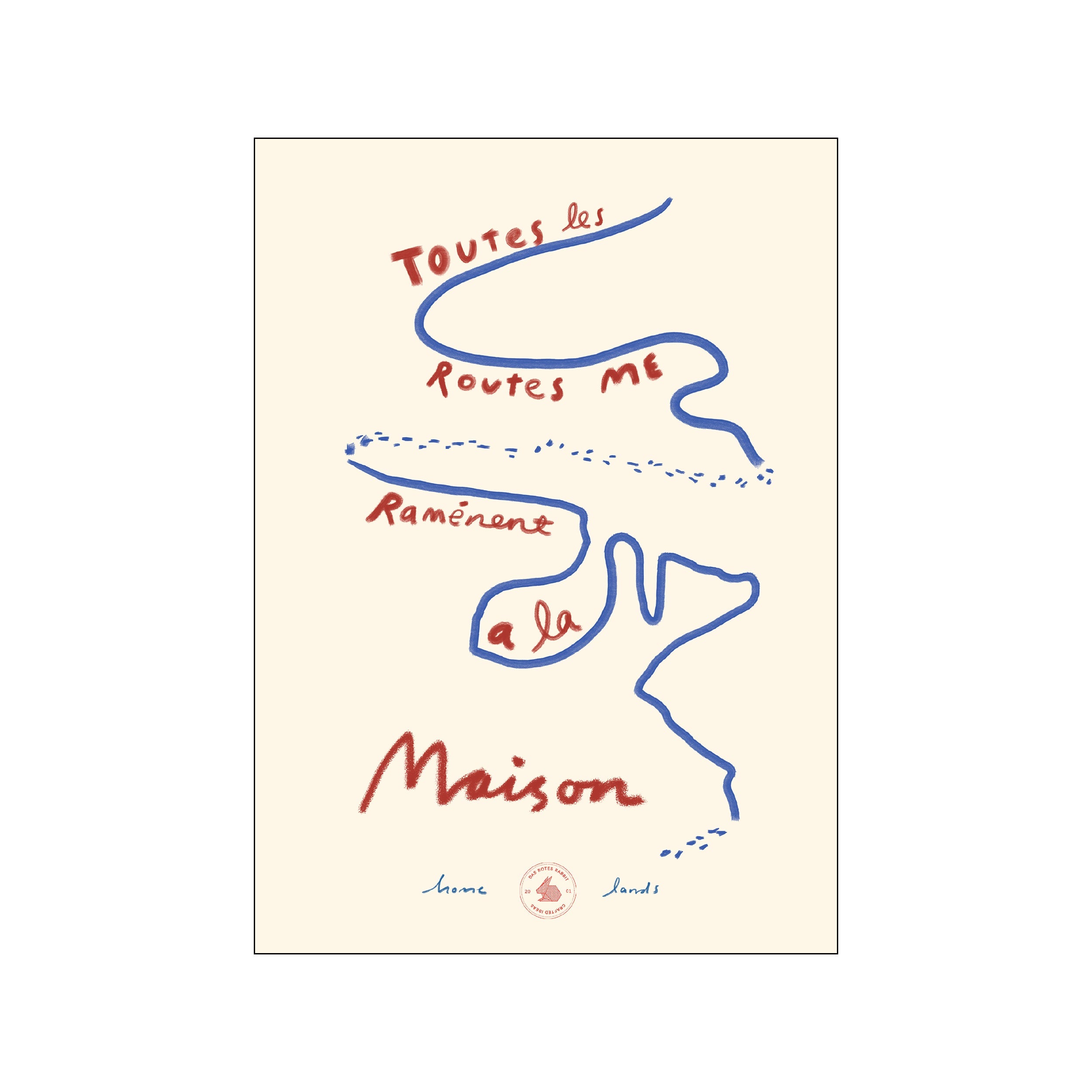 Toutes Le Routes 02 – Poster & Frame Art Group