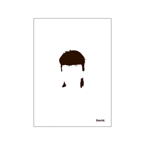 David - White — Art print by Mugstars CO from Poster & Frame