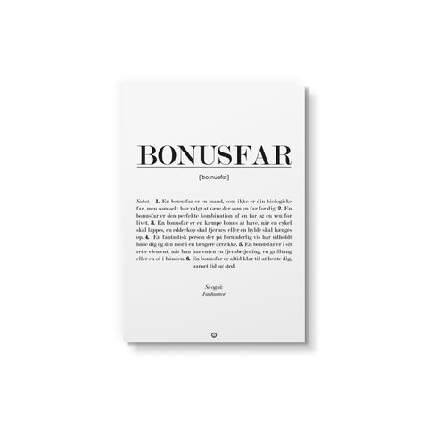 Bonusfar - Art card