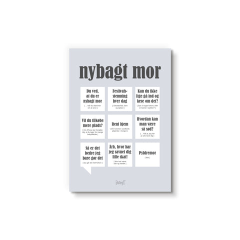 Nybagt Mor - Art Card