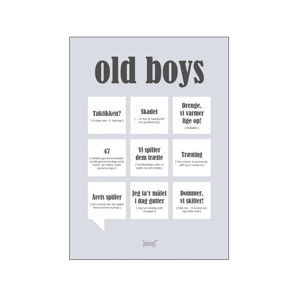 Old Boys — Art print by Dialægt from Poster & Frame