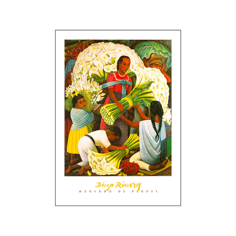 Mercado de Flores — Art print by Diego Rivera from Poster & Frame