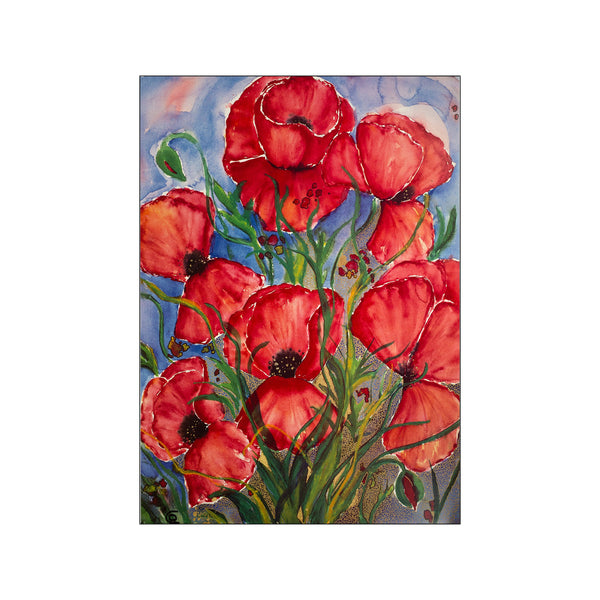 Poppies — Art print by Dina Cuthbertson from Poster & Frame