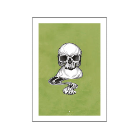 Distorted Skull — Green