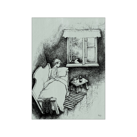 Dove In The Window - The Borthers Lionheart — Art print by Astrid Lindgren from Poster & Frame