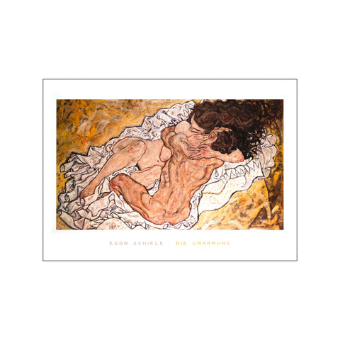 Die Umarmung — Art print by Egon Schiele from Poster & Frame