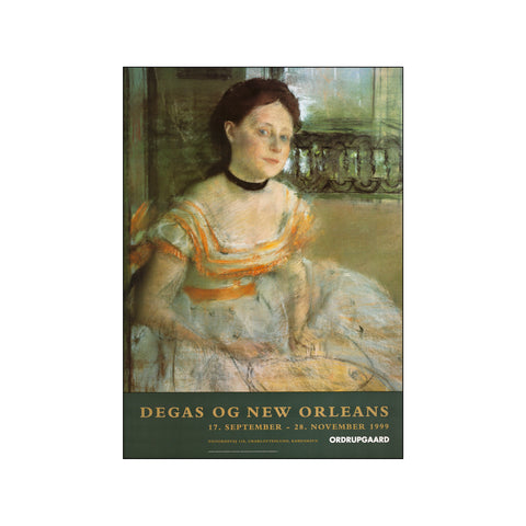 Kvinde Pa Balkon 1872 Ordrupgaard — Art print by Edgar Degas from Poster & Frame