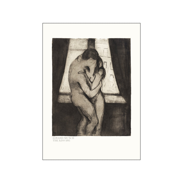 The Kiss 1895 — Art print by Edvard Munch from Poster & Frame