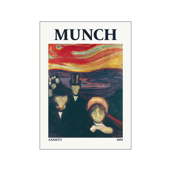Anxiety — Art print by Edvard Munch from Poster & Frame