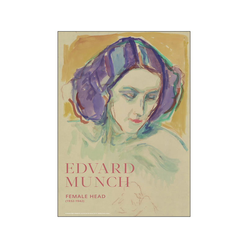 Female Head — Art print by Permild & Rosengreen x Edvard Munch from Poster & Frame