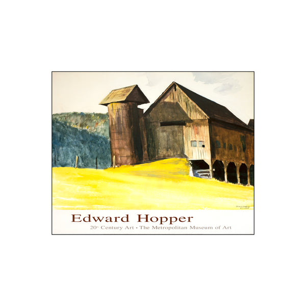 Barn and Silo, Vermont - The Metropolitan Museum of Art — Art print by Edward Hopper from Poster & Frame