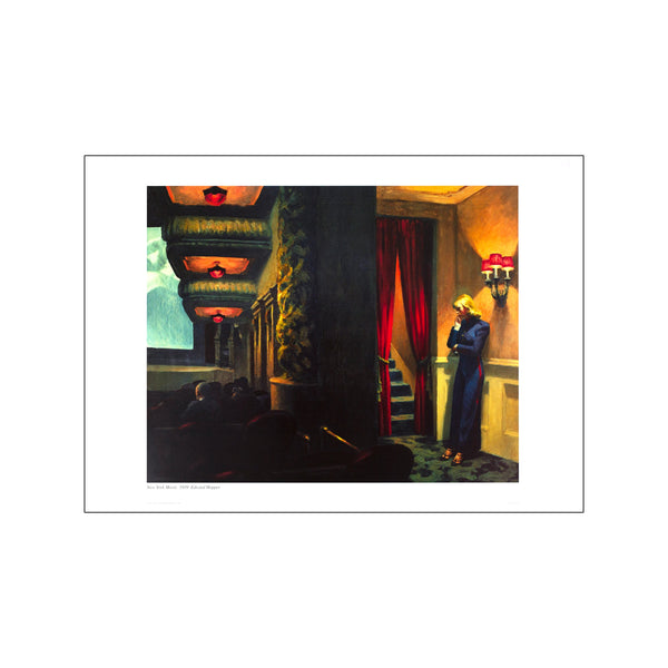 New York Movie — Art print by Edward Hopper from Poster & Frame