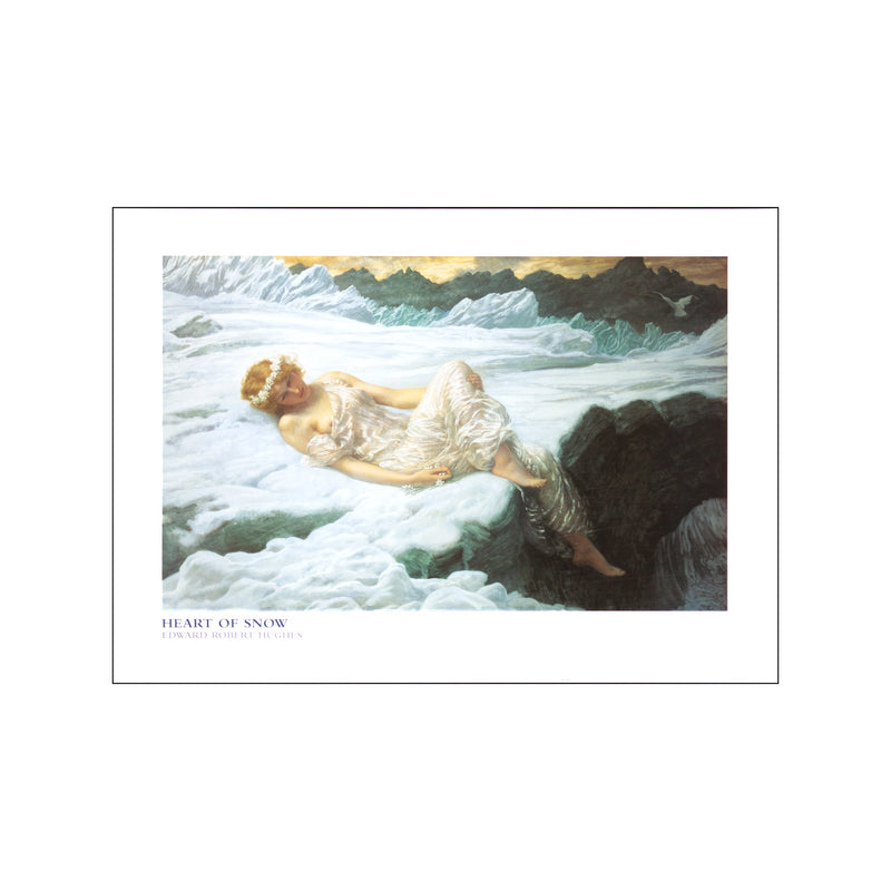 Heart of snow — Art print by Edward Robert Hughes from Poster & Frame
