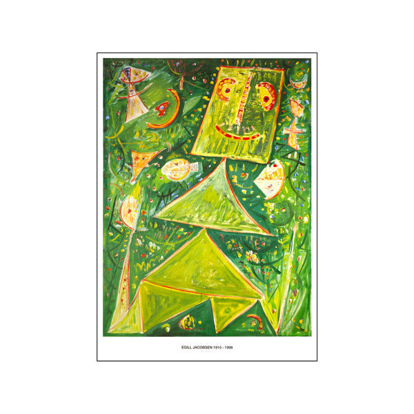 1910 - 1998 Green — Art print by Egill Jacobsen from Poster & Frame