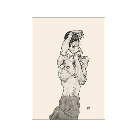 Egon Schiele - Self portrait — Art print by Egon Schiele x PSTR Studio from Poster & Frame