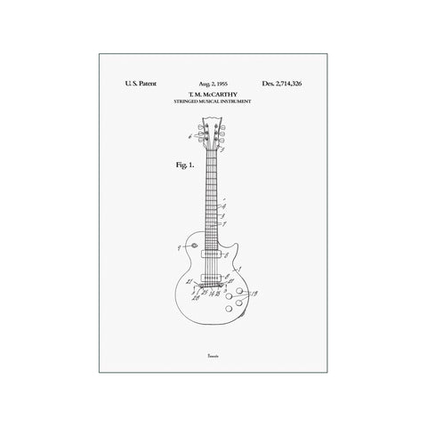 Electric Guitar — Art print by Bomedo from Poster & Frame