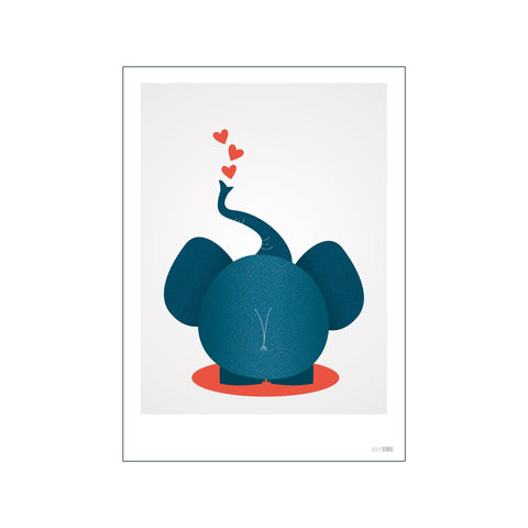 Elefant — Art print by Min Streg from Poster & Frame