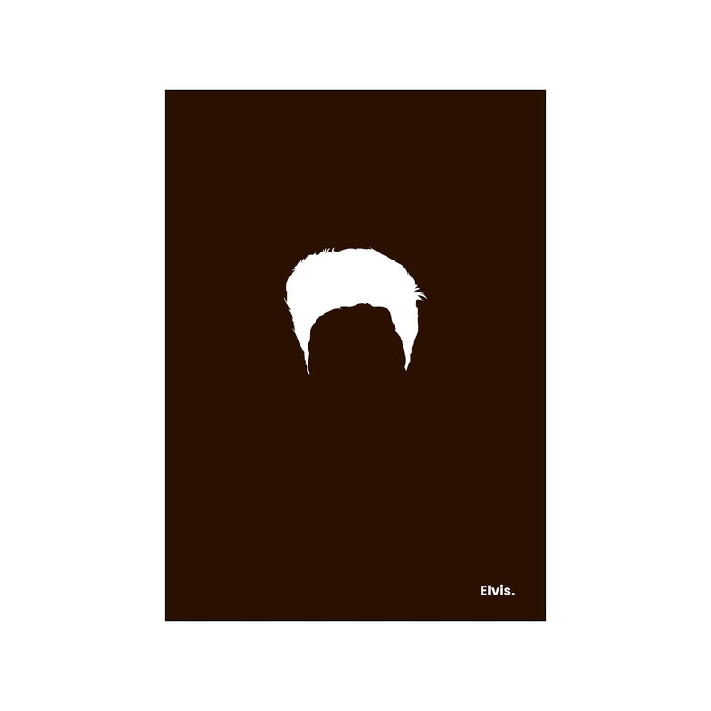 Elvis - Black — Art print by Mugstars CO from Poster & Frame