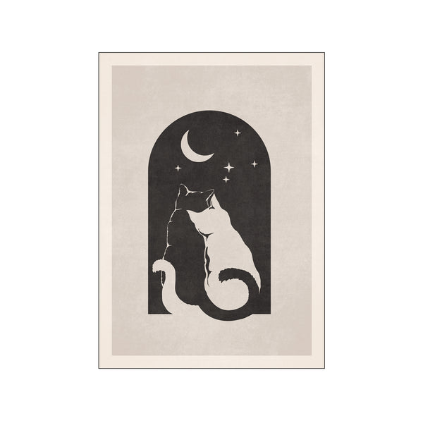 Cat Lovers — Art print by Emel Tunaboylu from Poster & Frame