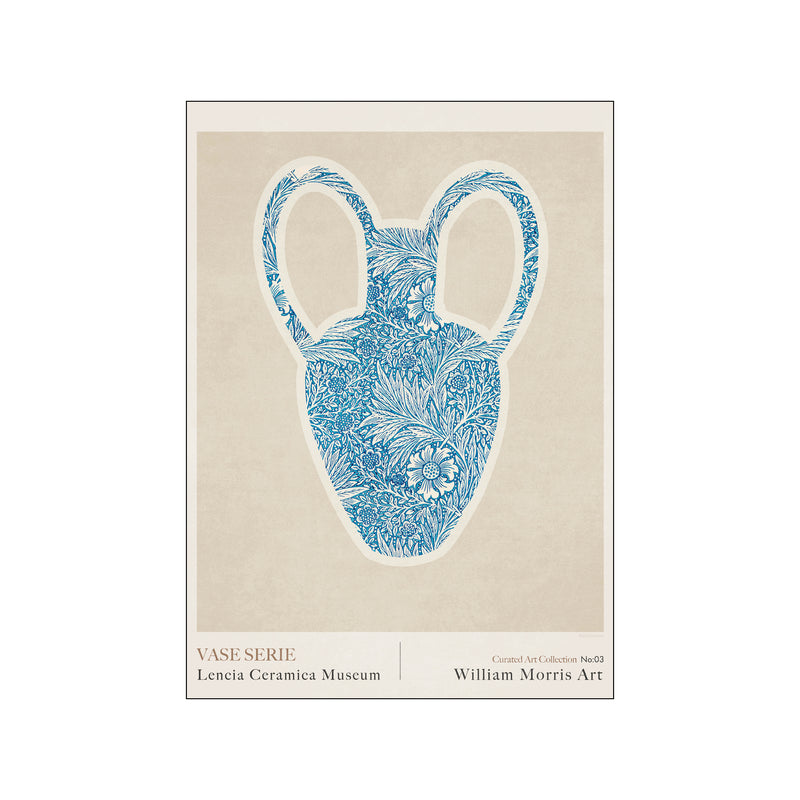 William Morris Art Vase serie No 3 Greek — Art print by Emel Tunaboylu from Poster & Frame