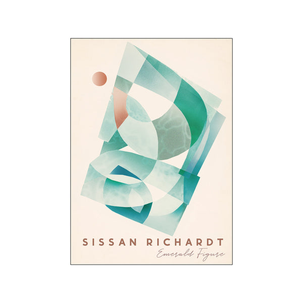 Emerald Figure — Art print by Sissan Richardt from Poster & Frame