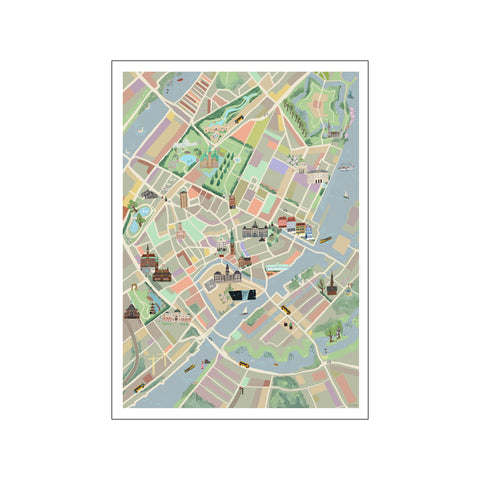 Emma Forsbergs Map of Copenhagen no text