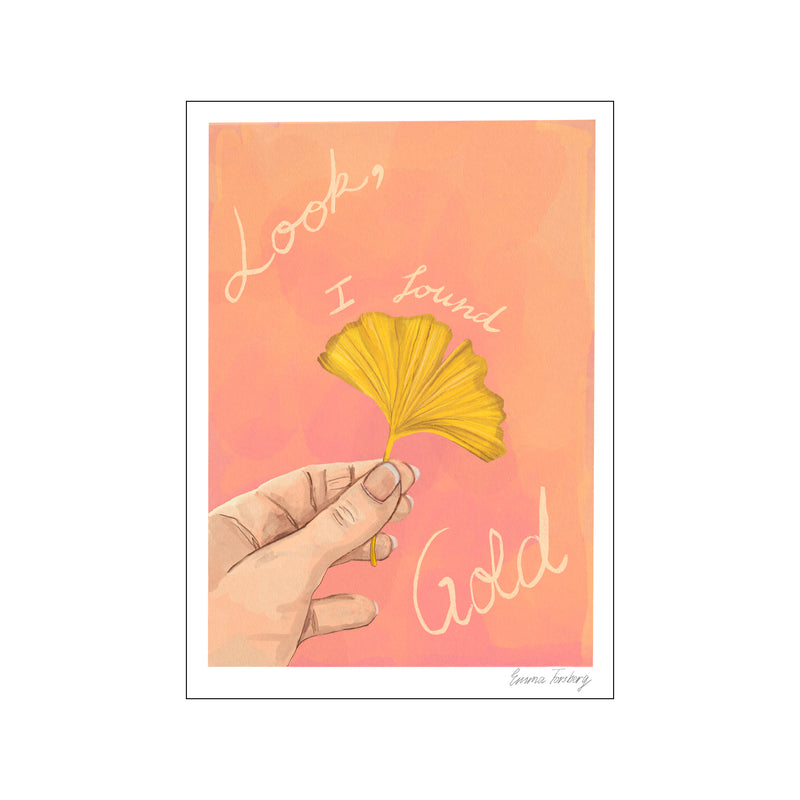 I Found Gold - Gingko — Art print by Emma Forsberg from Poster & Frame