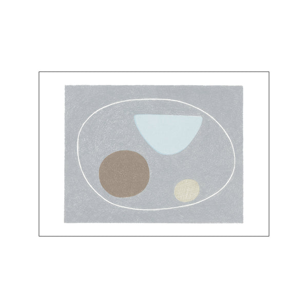Three Pebbles — Art print by The Poster Club x Emma Lawrenson from Poster & Frame