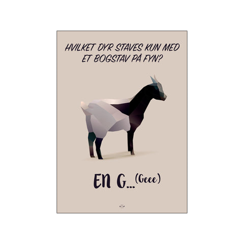 En G — Art print by Citatplakat from Poster & Frame