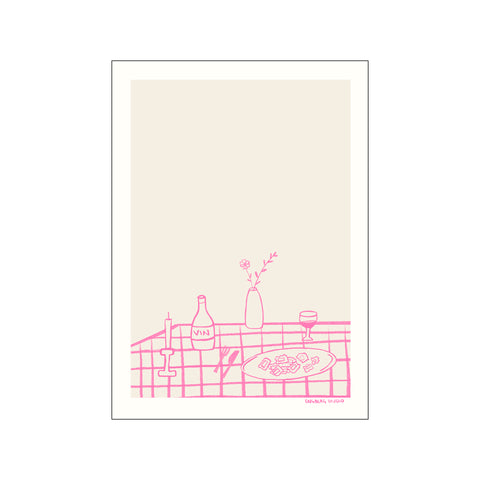 Vin & Ravioli — Art print by Engberg Studio from Poster & Frame