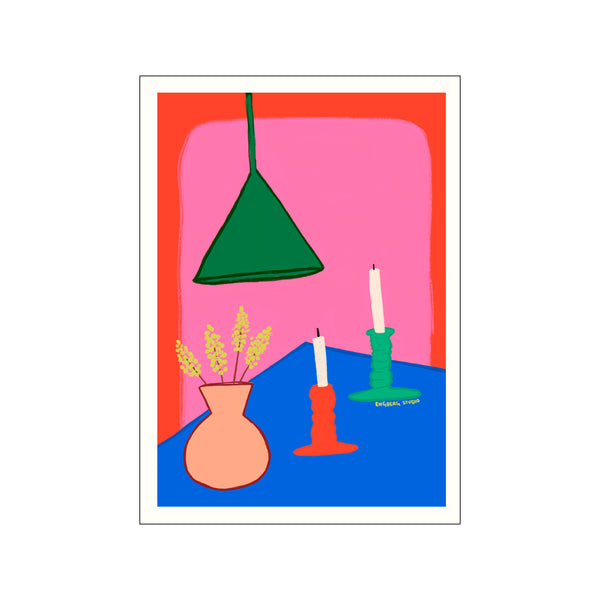 A Green Lamp — Art print by Engberg Studio from Poster & Frame