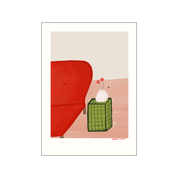 A red couch — Art print by Engberg Studio from Poster & Frame