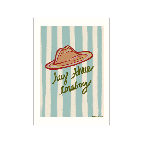 Hey there cowboy! — Art print by Engberg Studio from Poster & Frame