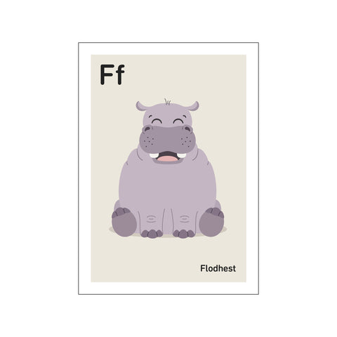 F — Art print by Stay Cute from Poster & Frame