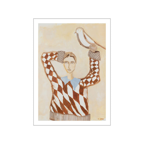 Argyle & Bird — Art print by Form Faktory from Poster & Frame