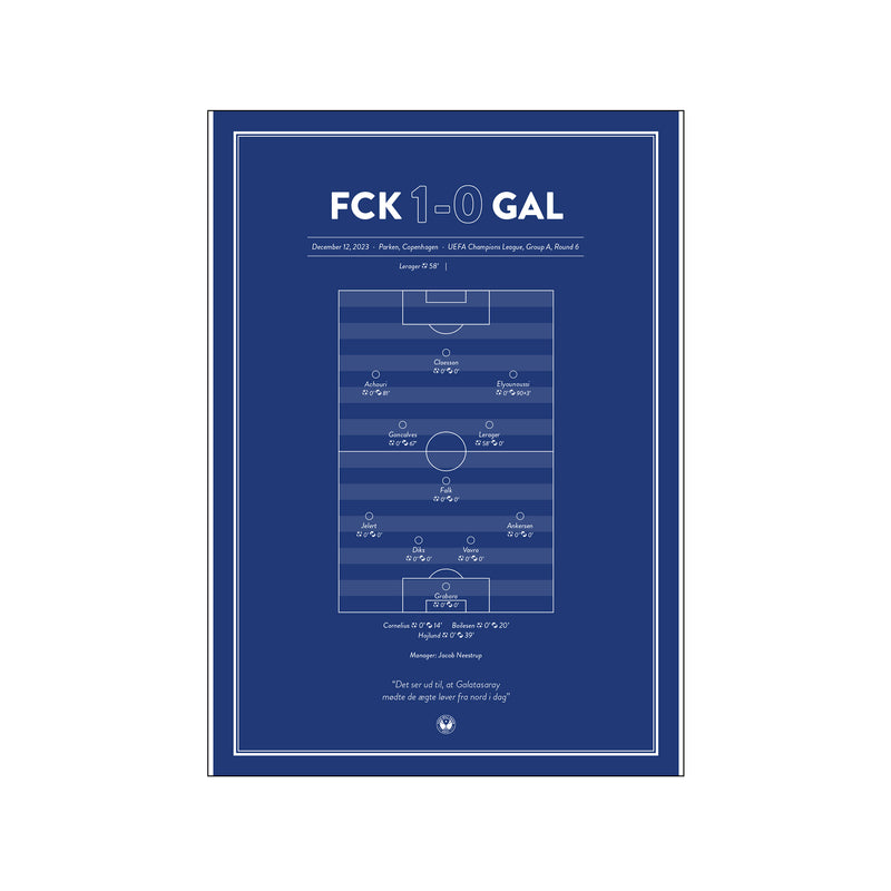 FCK - GAL Color — Art print by Fans Will Know from Poster & Frame