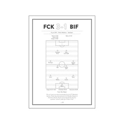 FCK vs. BIF 3-1 — Art print by The Beautiful Game x FCK from Poster & Frame