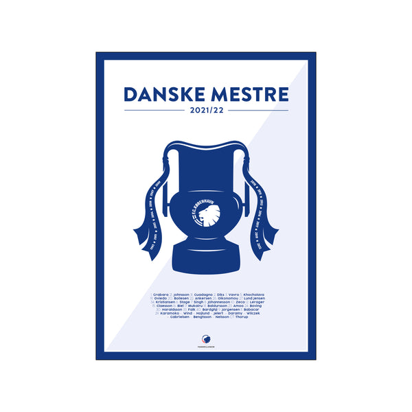 Mesterskab FCK 22 — Art print by Fans Will Know x FCK from Poster & Frame