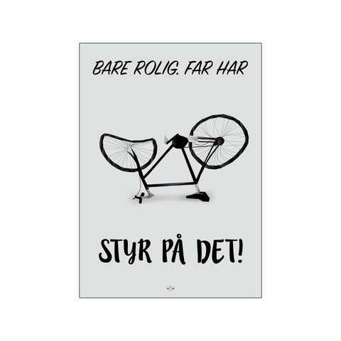 Far har styr på det! — Art print by Citatplakat from Poster & Frame