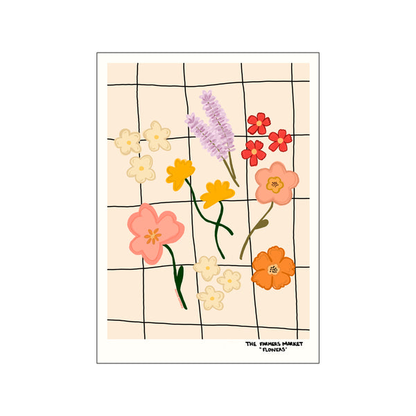 Farmers Market - Flowers — Art print by Engberg Studio from Poster & Frame
