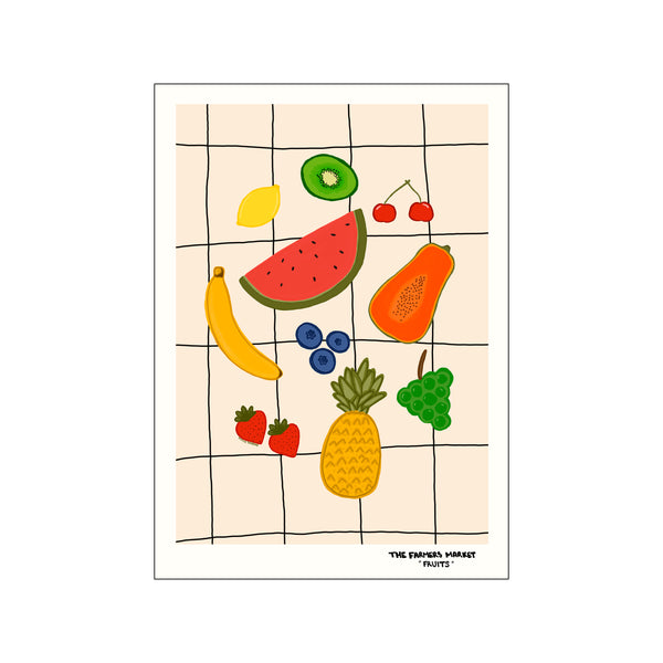 Farmers Market - Fruit — Art print by Engberg Studio from Poster & Frame