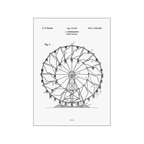 Ferris Wheel — Art print by Bomedo from Poster & Frame