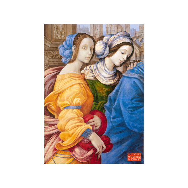 The meeting of Joachim and Anne outside the Golden Gate at Jerusalem — Art print by Filippo Lippi from Poster & Frame