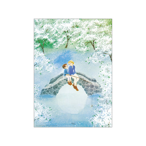 Fishing - The Borthers Lionheart — Art print by Astrid Lindgren from Poster & Frame