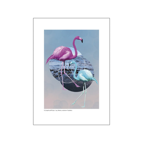 Flamingo — Art print by GraphicARTcph from Poster & Frame