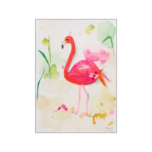 Flamingo — Art print by Et Lille Atelier - Kids from Poster & Frame