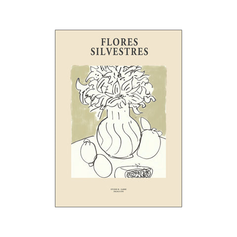 Flores Silvestres en florero — Art print by By Garmi from Poster & Frame