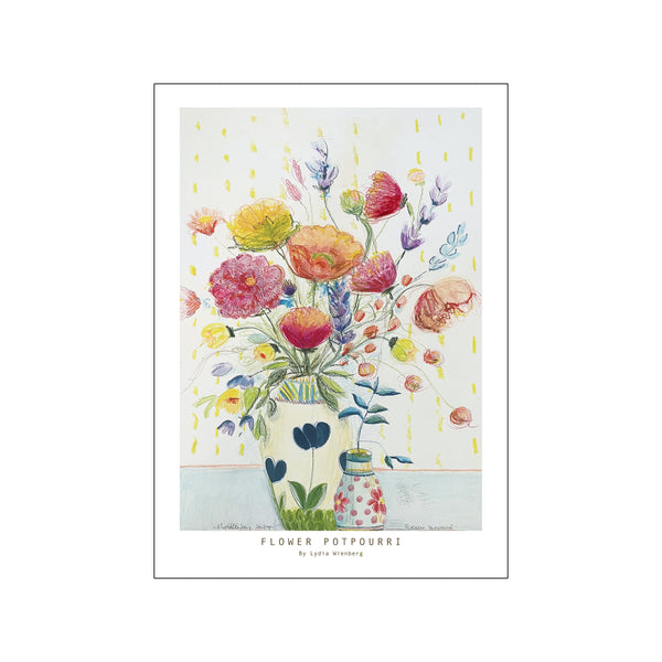 Flower Potpourri — Art print by Lydia Wienberg from Poster & Frame