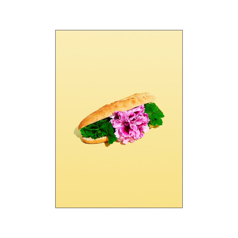 Flower baguette — Art print by Supermercat from Poster & Frame